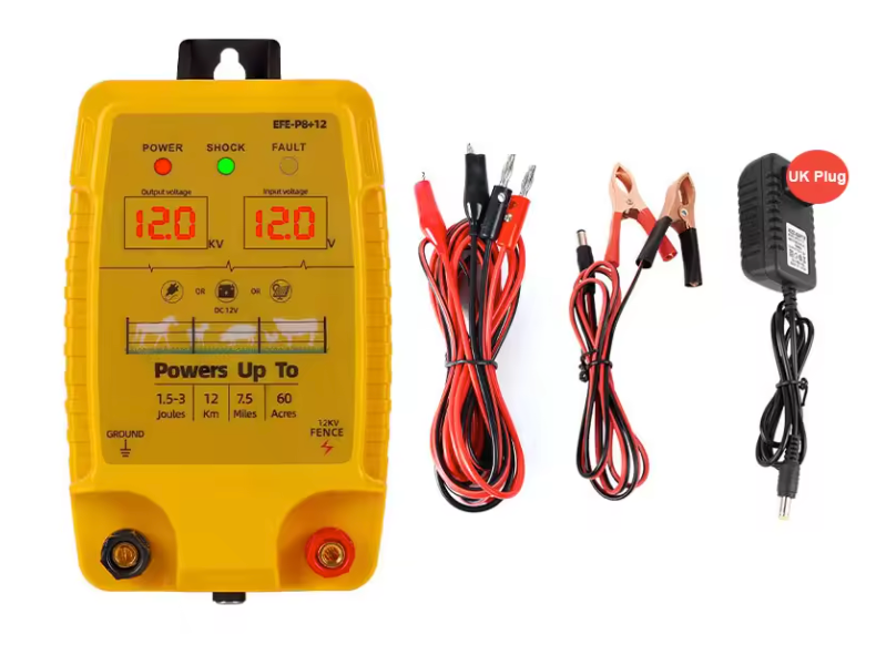 Schrikdraad Apparaat 12 km – Elektrische Afrastering Controller 12V