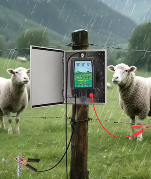 Schrikdraadapparaat 10 km – 12V Elektrische Afrastering Energizer