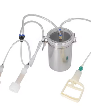 Handmatige Melkmachine 2L – Draagbare Melkset met RVS Fles