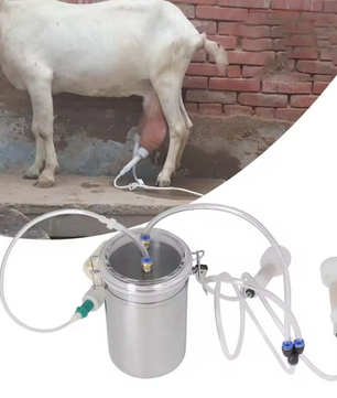 Handmatige Melkmachine 2L – Draagbare Melkset met RVS Fles