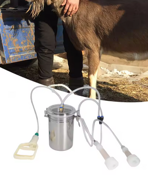 Handmatige Melkmachine 2L – Draagbare Melkset met RVS Fles
