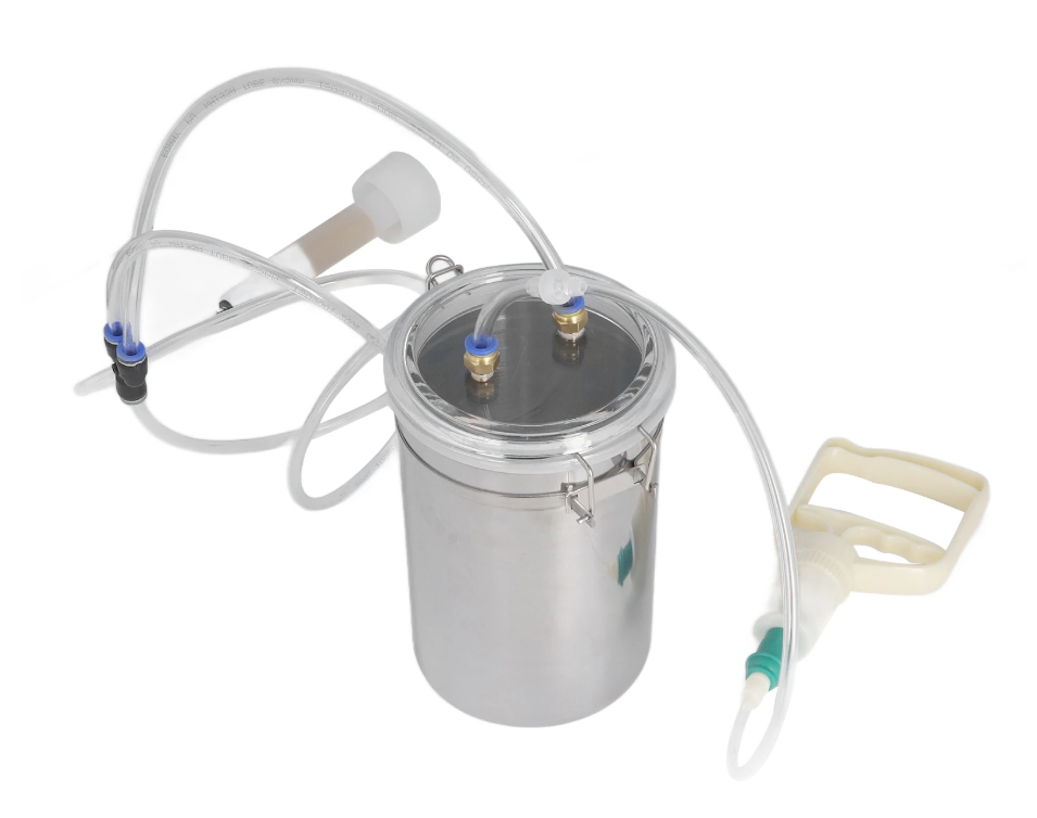 Handmatige Melkmachine 2L – Draagbare Melkset met RVS Fles