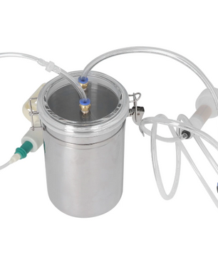 Handmatige Melkmachine 2L – Draagbare Melkset met RVS Fles