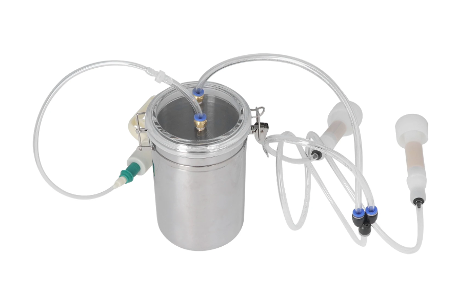 Handmatige Melkmachine 2L – Draagbare Melkset met RVS Fles