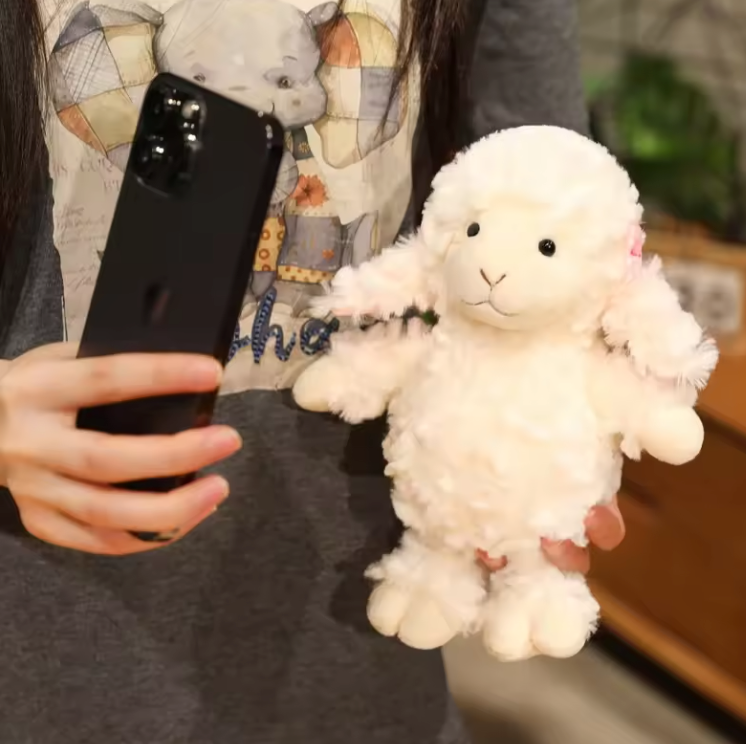 Schattige Schapen Knuffel – Zachte Pluche Lam Knuffel voor Baby’s en Kinderen