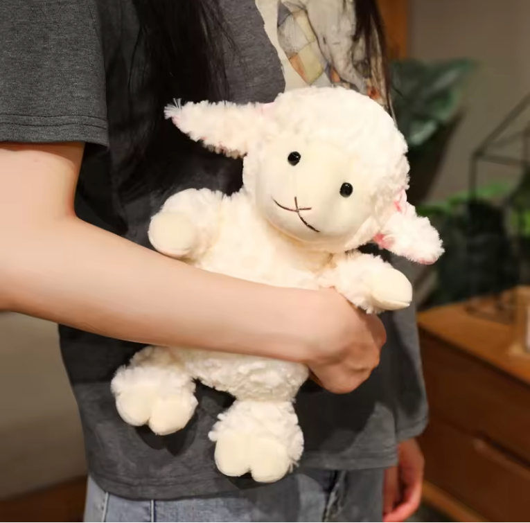 Schattige Schapen Knuffel – Zachte Pluche Lam Knuffel voor Baby’s en Kinderen
