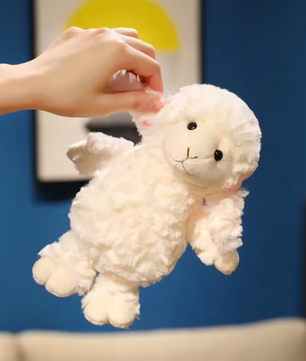 Schattige Schapen Knuffel – Zachte Pluche Lam Knuffel voor Baby’s en Kinderen