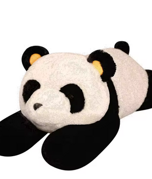 Grote Panda Knuffel – Zacht Pluche Panda Kussen en Knuffel voor Kinderen (60–120 cm)