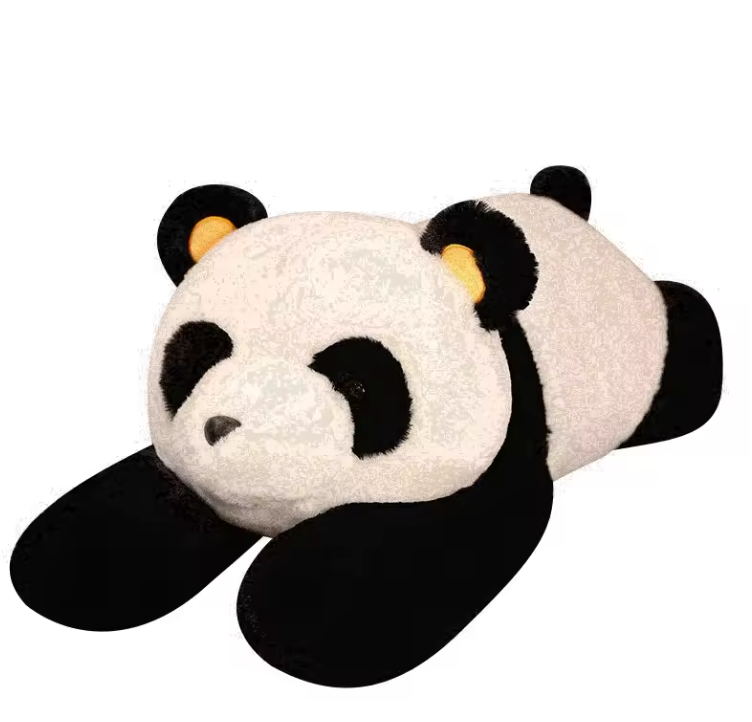 Grote Panda Knuffel – Zacht Pluche Panda Kussen en Knuffel voor Kinderen (60–120 cm)