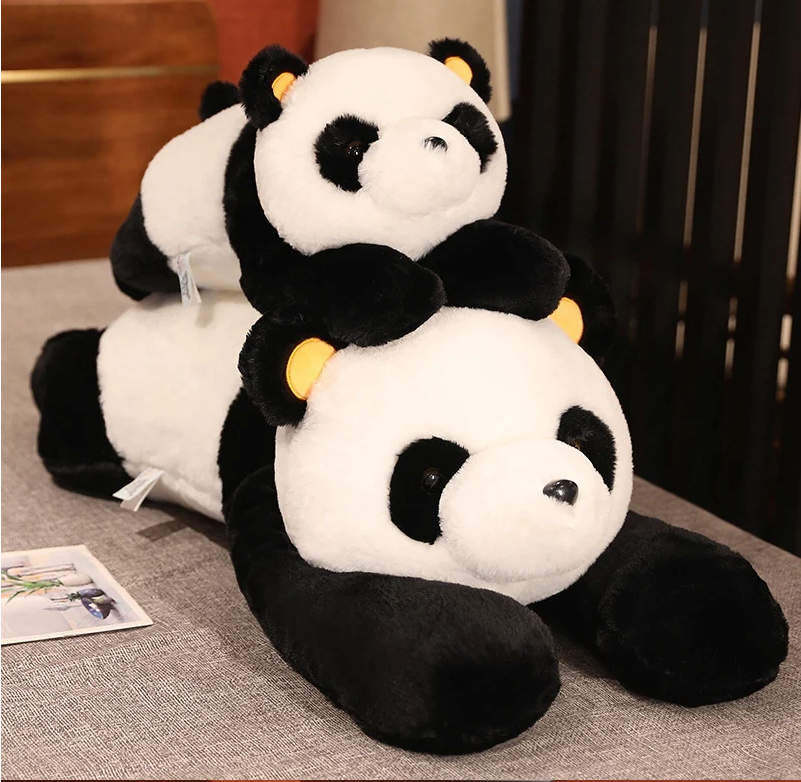 Grote Panda Knuffel – Zacht Pluche Panda Kussen en Knuffel voor Kinderen (60–120 cm)