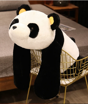 Grote Panda Knuffel – Zacht Pluche Panda Kussen en Knuffel voor Kinderen (60–120 cm)