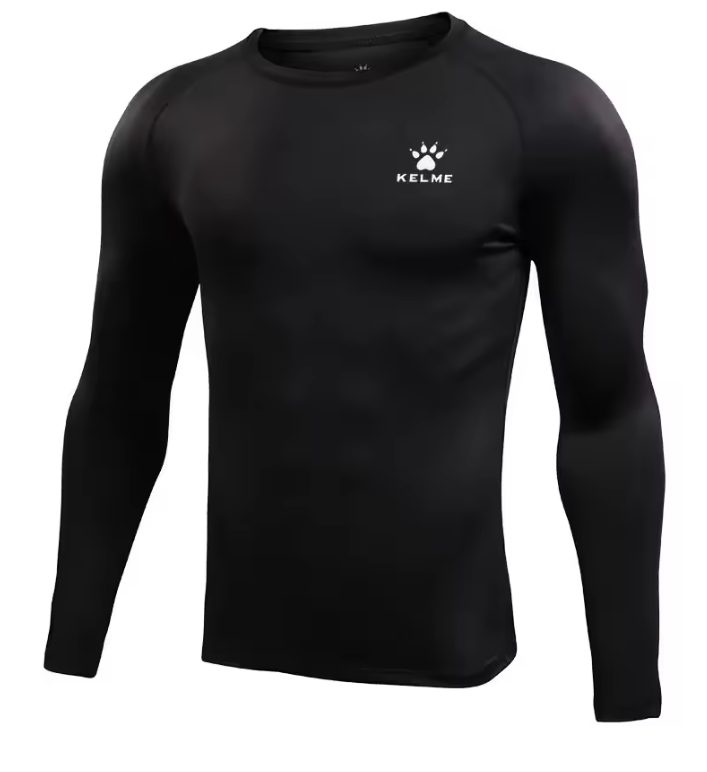 Compressie Sportshirt Lange Mouwen – Ademend Fitness Shirt voor Heren