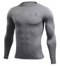 Compressie Sportshirt Lange Mouwen – Ademend Fitness Shirt voor Heren