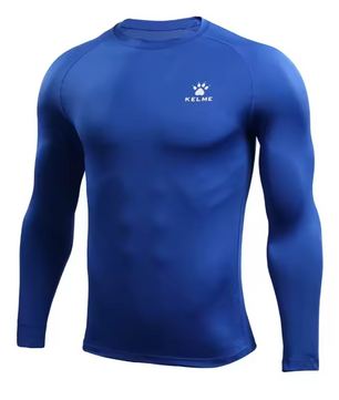 Compressie Sportshirt Lange Mouwen – Ademend Fitness Shirt voor Heren