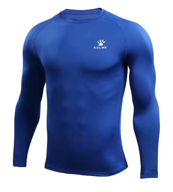 Compressie Sportshirt Lange Mouwen – Ademend Fitness Shirt voor Heren
