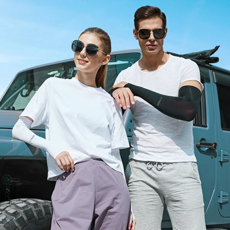 UV Beschermende Arm Sleeves – Ademend Ice Silk Sport Mouwen