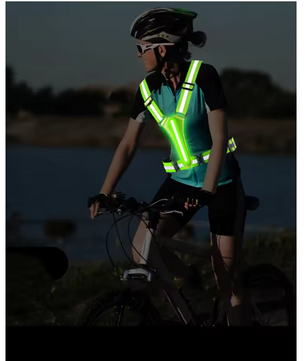 LED Reflecterend Hardloopvest – USB Oplaadbaar en Verstelbaar Veiligheidsvest