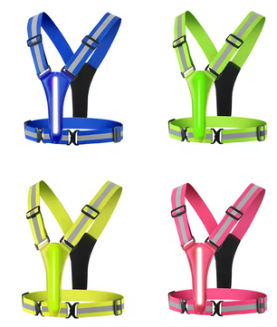 LED Reflecterend Hardloopvest – USB Oplaadbaar en Verstelbaar Veiligheidsvest
