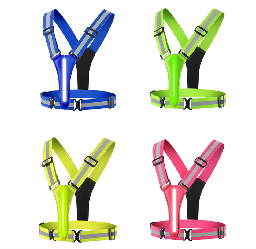 LED Reflecterend Hardloopvest – USB Oplaadbaar en Verstelbaar Veiligheidsvest
