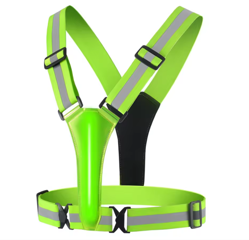 LED Reflecterend Hardloopvest – USB Oplaadbaar en Verstelbaar Veiligheidsvest