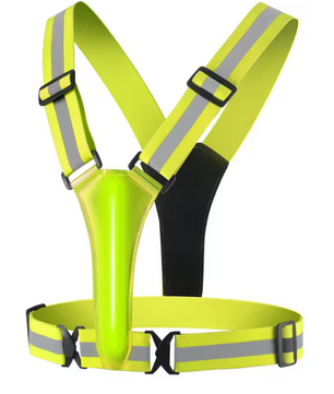 LED Reflecterend Hardloopvest – USB Oplaadbaar en Verstelbaar Veiligheidsvest