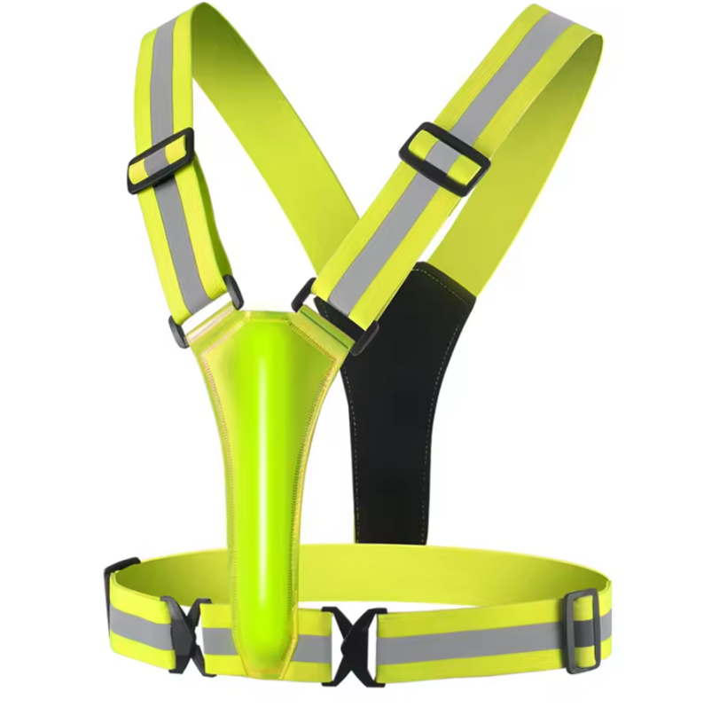 LED Reflecterend Hardloopvest – USB Oplaadbaar en Verstelbaar Veiligheidsvest