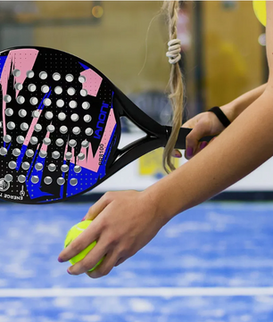 Padel Racket Carbon Fiber – EVA Memory Foam Core Lichtgewicht