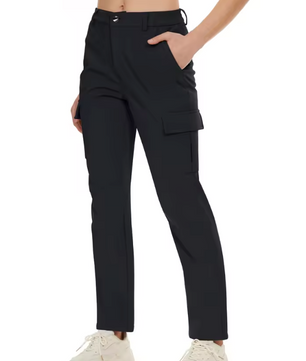 Fleece Gevoerde Outdoor Broek Dames – Waterafstotend, Winddicht en Warm, Hiking en Ski