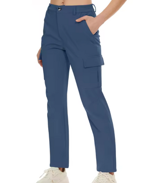 Fleece Gevoerde Outdoor Broek Dames – Waterafstotend, Winddicht en Warm, Hiking en Ski