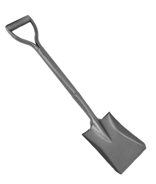 Volledig Metalen Tuinschep – Mn Staal, D-Handgreep, 76 cm, Rond Spadeblad