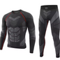 Thermisch Ondergoed Heren Set – Naadloos, Ademend en Sneldrogend, Sport en Winter