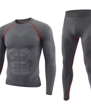 Thermo Ondergoed Heren – Naadloze Long Johns Set, Ademend en Sneldrogend