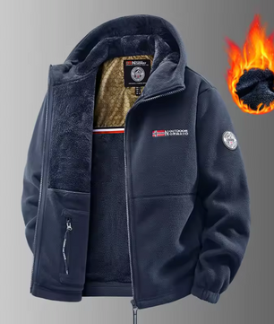 Verwarmde Heren Jas – Fleece Softshell, Thermisch en Ademend, Outdoor en Sport