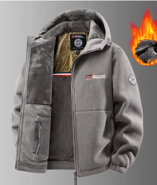 Verwarmde Heren Jas – Fleece Softshell, Thermisch en Ademend, Outdoor en Sport