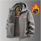 Verwarmde Heren Jas – Fleece Softshell, Thermisch en Ademend, Outdoor en Sport