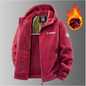 Verwarmde Heren Jas – Fleece Softshell, Thermisch en Ademend, Outdoor en Sport