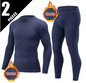 Thermisch Ondergoed Heren Set – Halfhoge Kraag, Warm en Comfortabel, 2-Delig