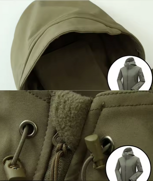 Softshell Heren Jas – Waterafstotend, Fleece Gevoerd en Thermisch, Outdoor en Hiking