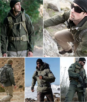 Softshell Heren Jas – Waterafstotend, Fleece Gevoerd en Thermisch, Outdoor en Hiking