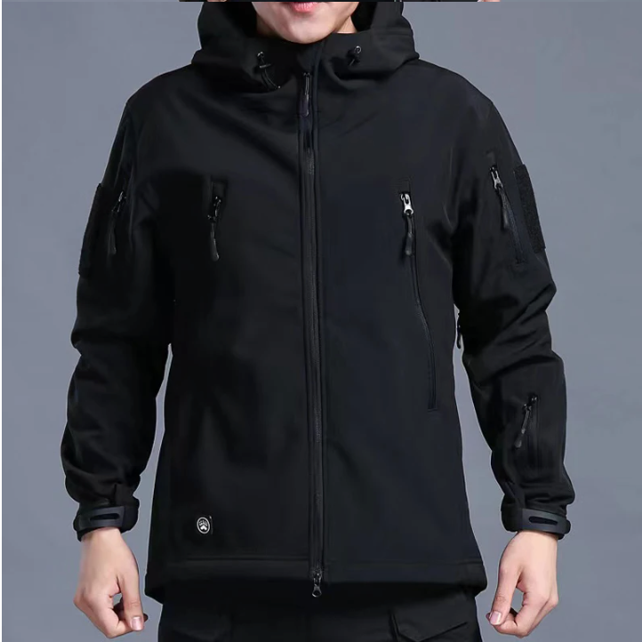 Softshell Heren Jas – Waterafstotend, Fleece Gevoerd en Thermisch, Outdoor en Hiking