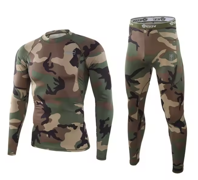 Thermisch Ondergoed Heren Set – Compressie Fleece, Sneldrogend en Ademend