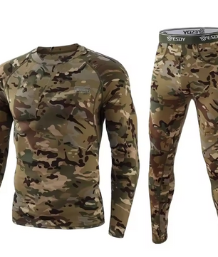 Thermisch Ondergoed Heren Set – Compressie Fleece, Sneldrogend en Ademend