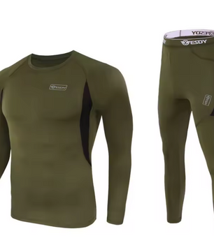 Thermisch Ondergoed Heren Set – Compressie Fleece, Sneldrogend en Ademend