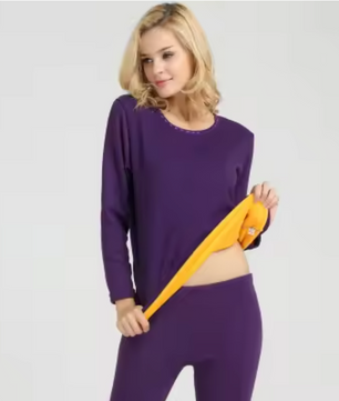 Thermisch Ondergoed Set – Fleece Basislaag, Warm en Comfortabel, Unisex