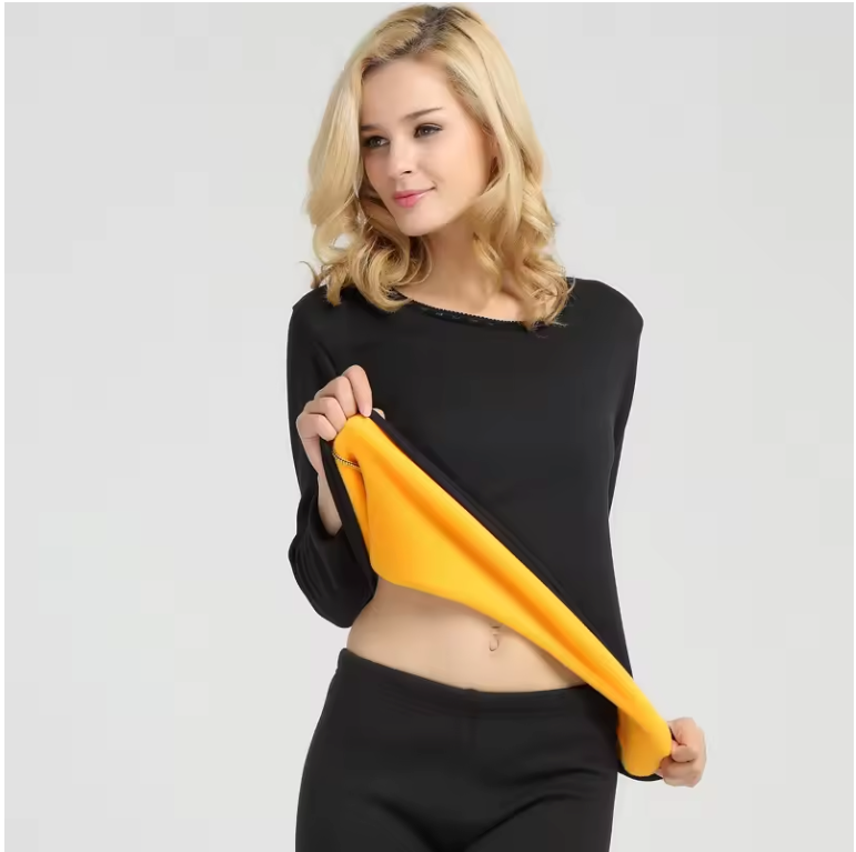Thermisch Ondergoed Set – Fleece Basislaag, Warm en Comfortabel, Unisex