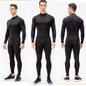 Thermisch Compressie Shirt Heren – Fleece Gevoerd, Ritskraag en Sneldrogend
