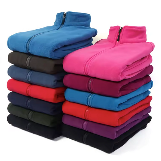 Fleece Outdoor Jas – Warm, Ademend en Lichtgewicht, Hiking en Sport