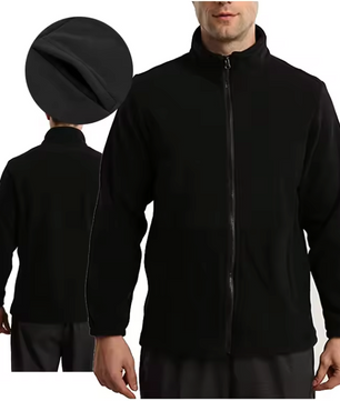 Polar Fleece Jas – Lichtgewicht, Warm en Comfortabel met Rits en Zakken