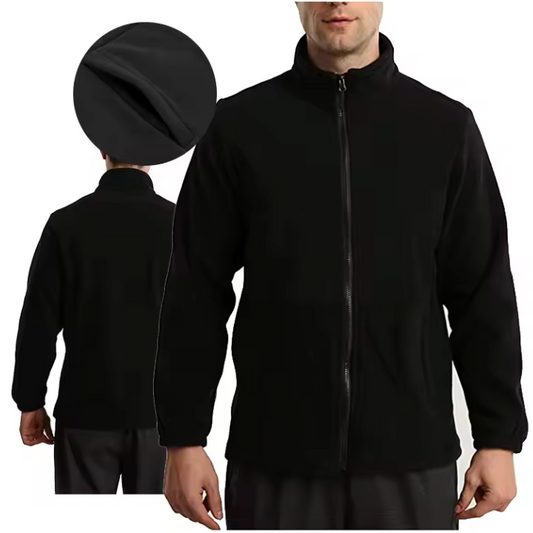 Polar Fleece Jas – Lichtgewicht, Warm en Comfortabel met Rits en Zakken