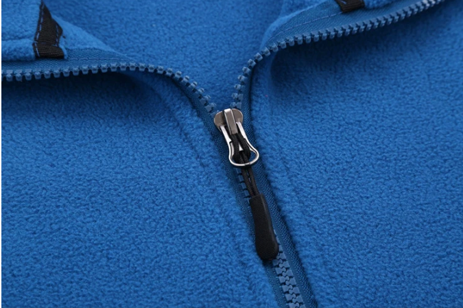 Polar Fleece Jas – Lichtgewicht, Warm en Comfortabel met Rits en Zakken